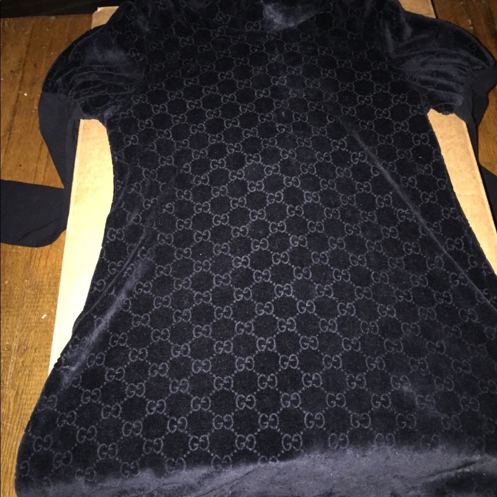 GIRLS AUTHENTIC VELOUR GUCCI DRESS SIZE 8